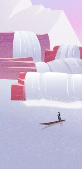 Ảnh nền Vsmart con thác