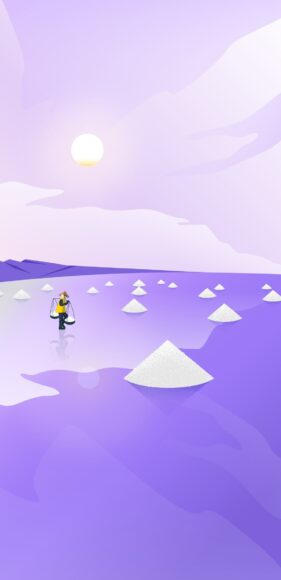 Ảnh nền Vsmart ruộng muối