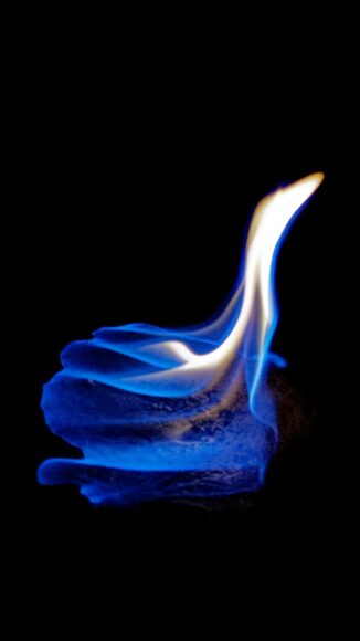 Ảnh ngọn lửa màu xanh