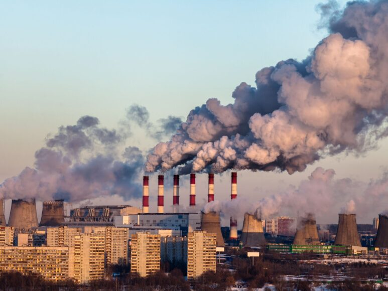 Ảnh ô nhiễm không khí từ các nhà máy