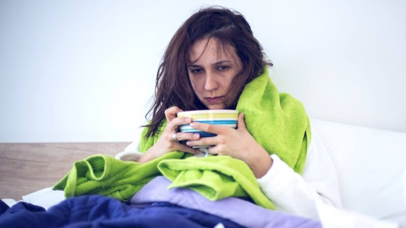 Ảnh ốm nằm tại nhà