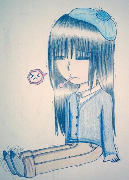 Ảnh ốm nhìn yếu đuối