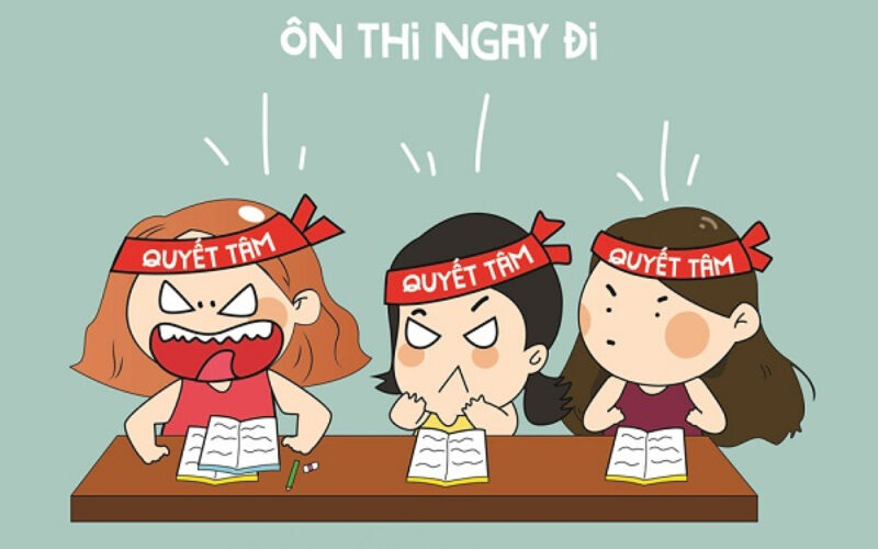 Ảnh ôn thi cute, đáng yêu