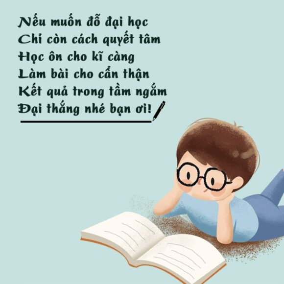 Ảnh quyết tâm chăm chỉ học bài