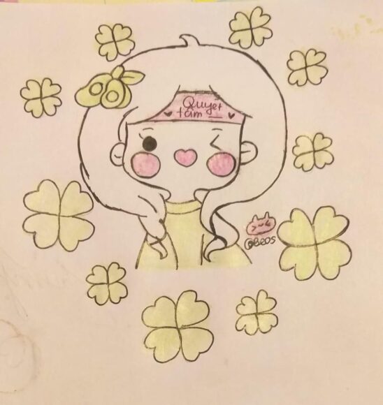 Ảnh quyết tâm chibi