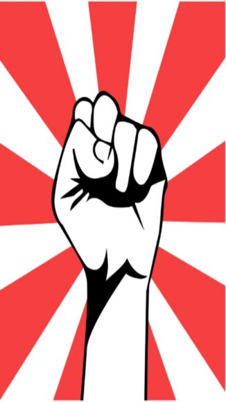 Ảnh quyết tâm nắm đấm