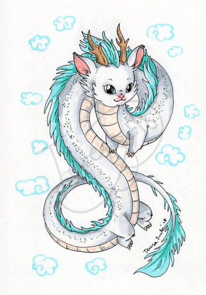 Ảnh rồng con chibi cute