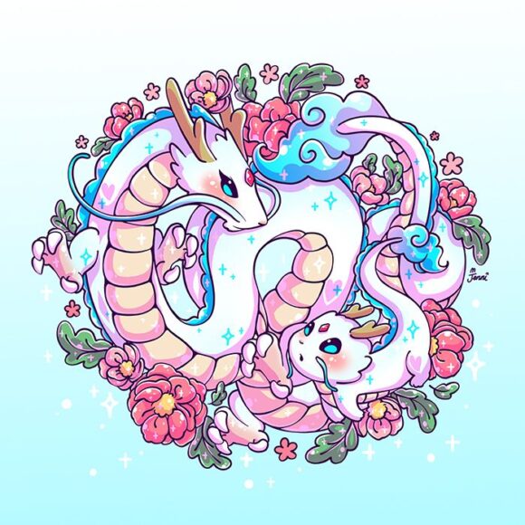 Ảnh rồng con chibi đẹp