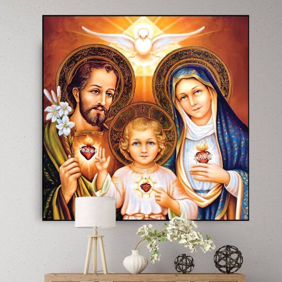 Ảnh thánh gia thất treo tường