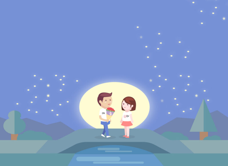 Ảnh tỏ tình lãng mạn