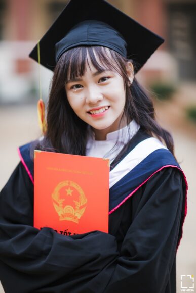 Ảnh tốt nghiệp xinh gái