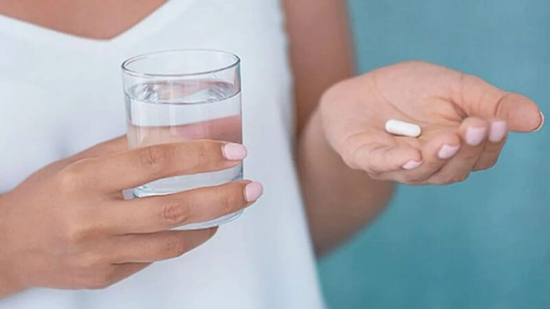 Ảnh uống thuốc theo liều lượng