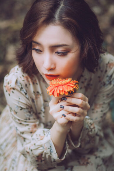 Ảnh vintage chân dung cô gái