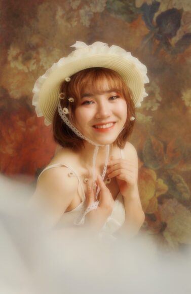 Ảnh vintage của cô gái