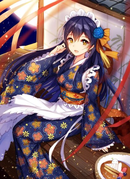 Anime mặc kimono đẹp Nhất