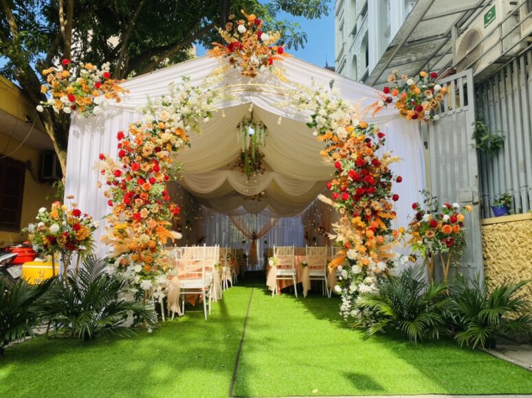 Cổng hoa đám cưới đẹp