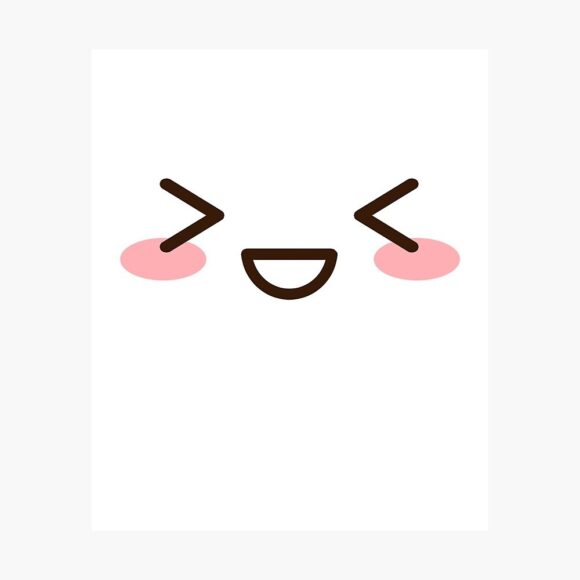 Emoji Nhật - Kaomoji dễ thương cười tít mắt