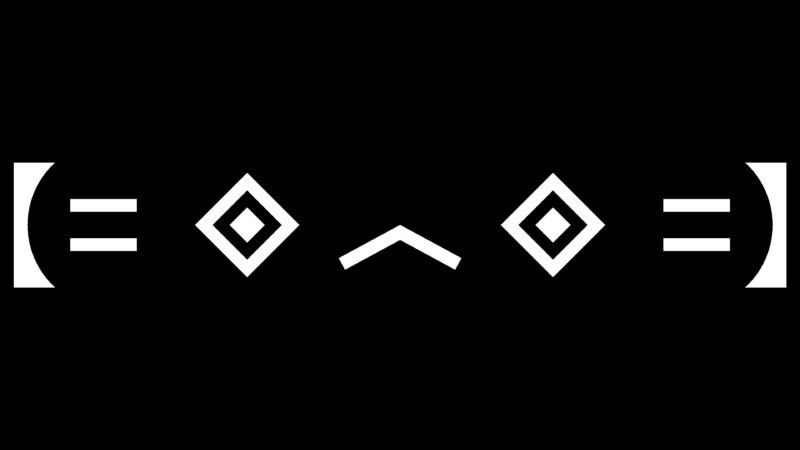 Emoji Nhật - Kaomoji dễ thương nền đen