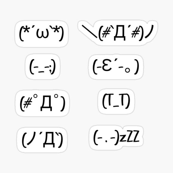 Emoji Nhật - Kaomoji dễ thương phong phú