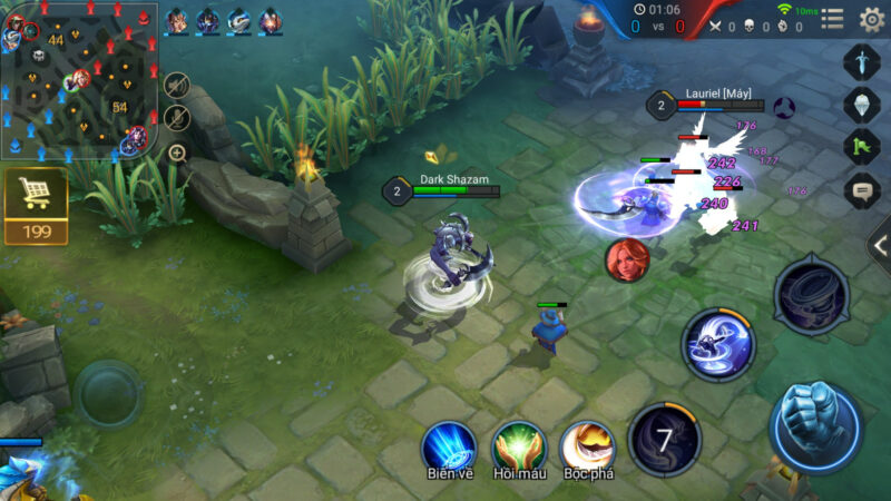 Hình Zill tiến công