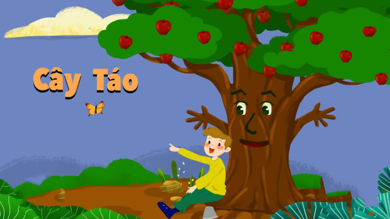 Hình ảnh Cây táo hoạt hình