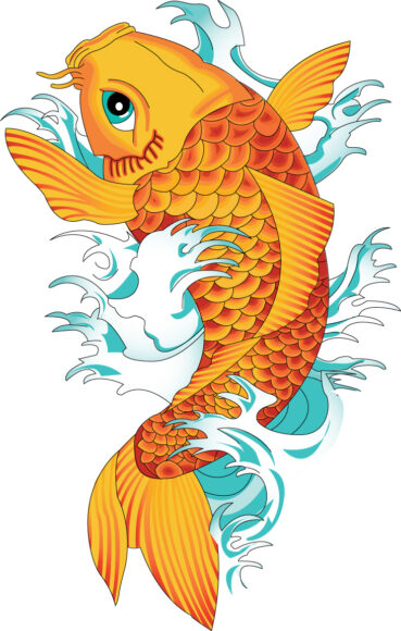 Hình ảnh cá Chép vẽ