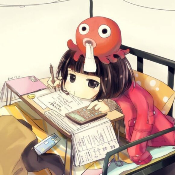 Hình ảnh học tập anime