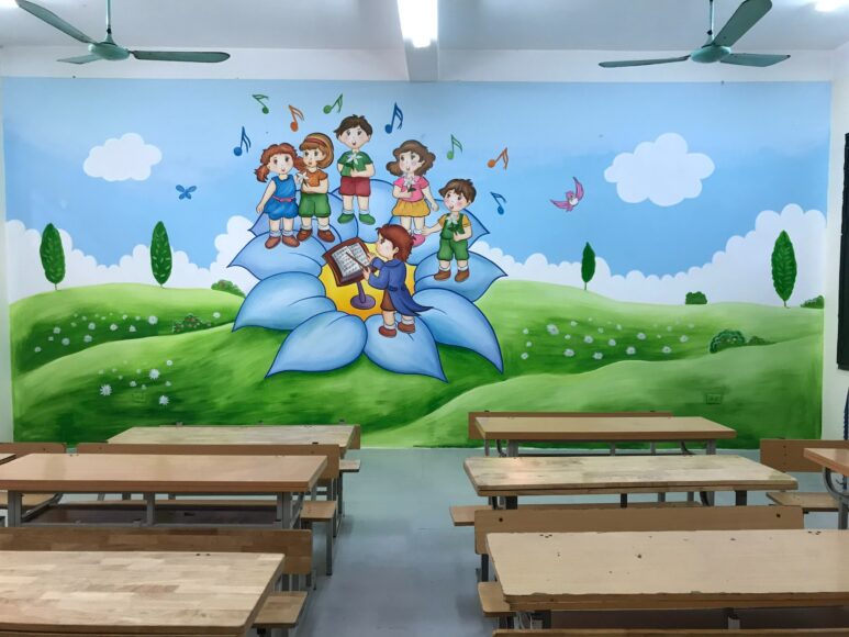 Hình ảnh mầm non trong lớp học