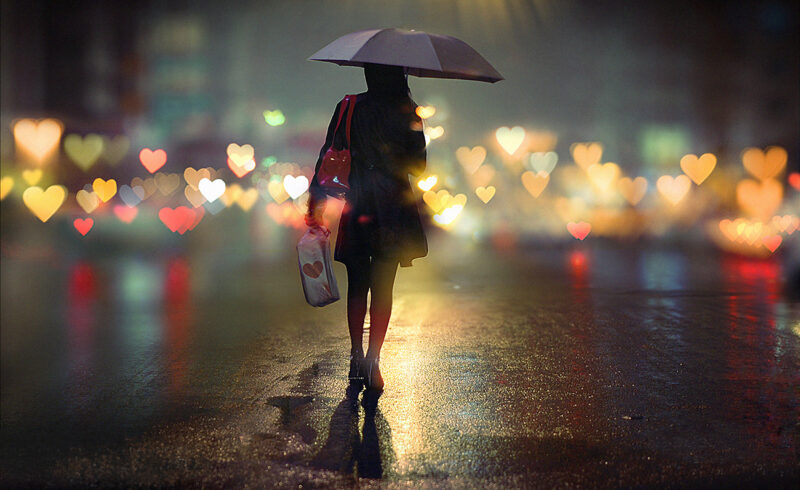 Hình ảnh mưa buồn nhớ người yêu