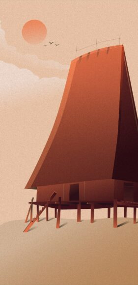 Hình ảnh nền Vsmart nhà sàn