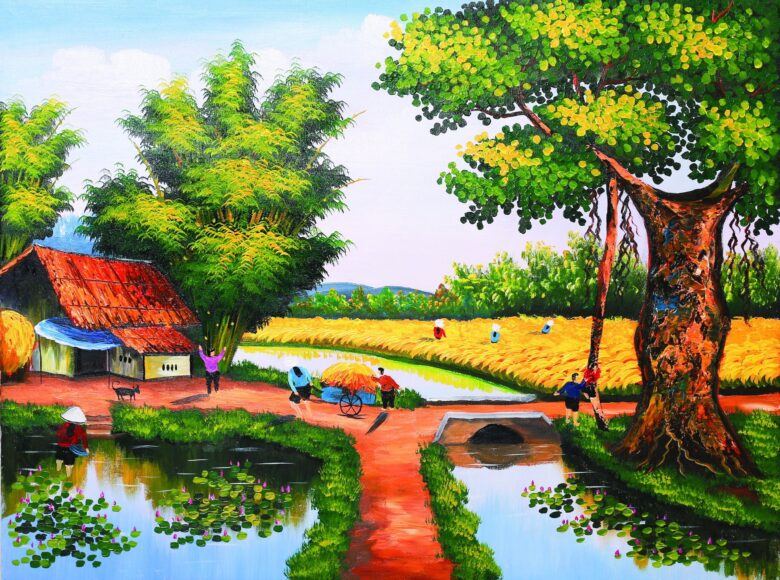 Hình ảnh nền quê hương bình yên nhất