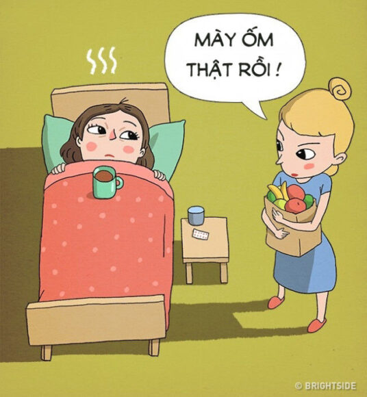 Hình ảnh ốm đáng yêu