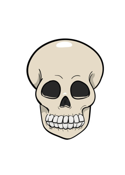 Hình đầu lâu đơn giản