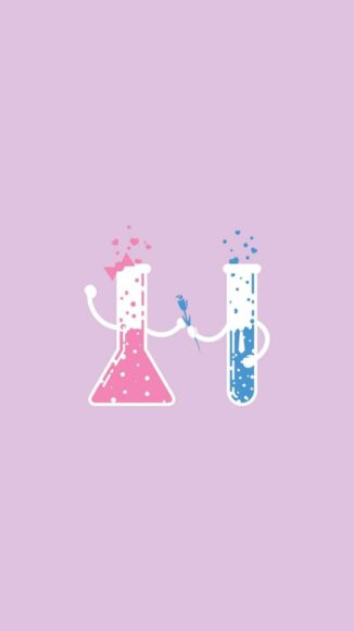 Hình nền Hóa Học đáng yêu