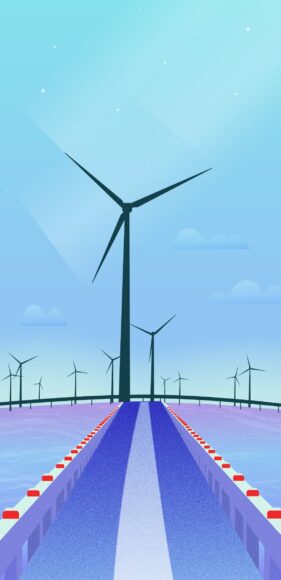 Hình nền Vsmart cối xoay gió