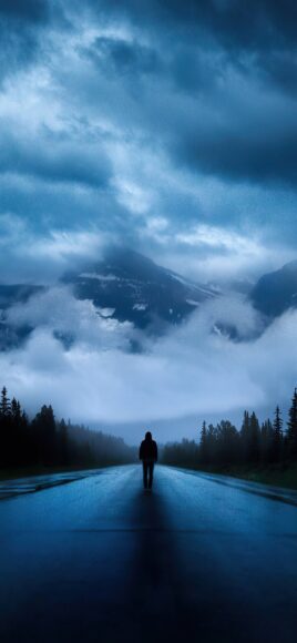 Hình nền độc thân con đường vắng