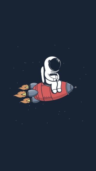 Hình nền phi hành gia TikTok