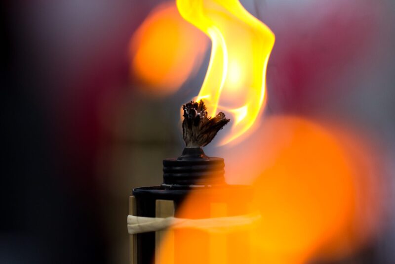 Hình ngọn lửa đang cháy