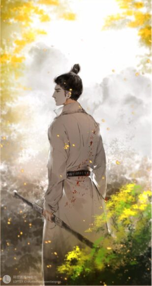 Tranh cổ phong mỹ nam đẹp