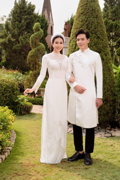 Xu hướng áo dài cưới 2022