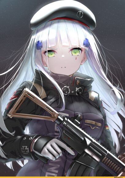 ảnh Anime nữ cầm súng cực đẹp