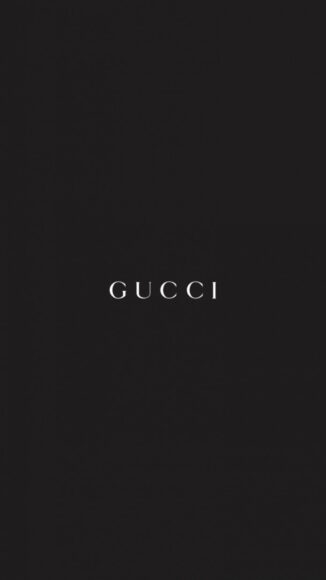 ảnh Gucci nền đen đơn giản