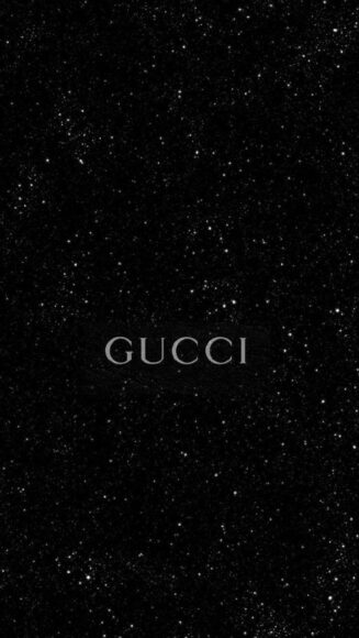 ảnh Gucci nền đen lấp lánh