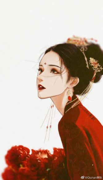 ảnh cổ trang Trung Quốc góc nghiêng đẹp