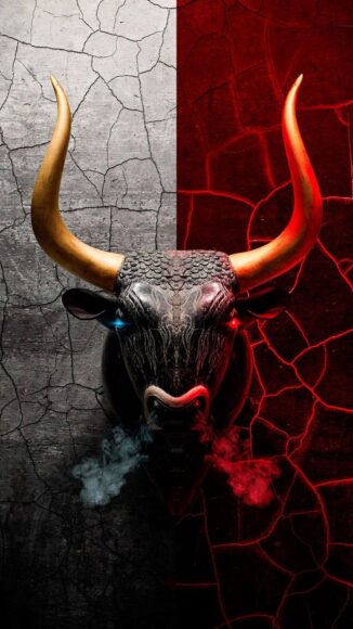 ảnh con trâu 3d làm hình nền