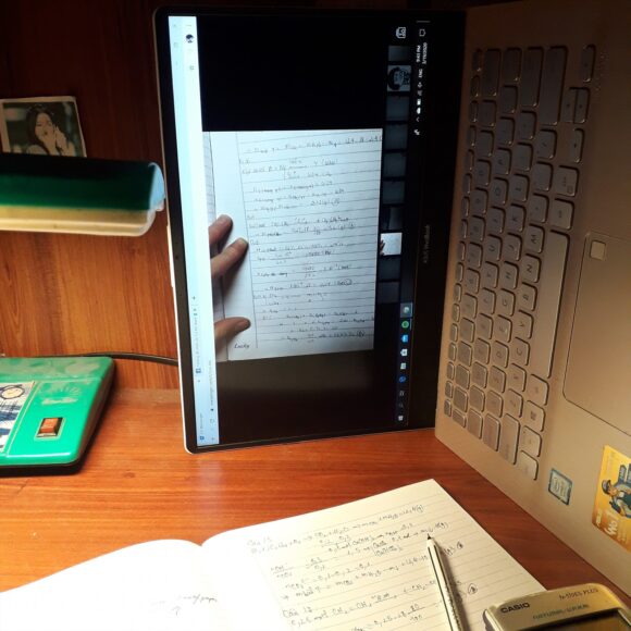 ảnh học bài online độc đáo