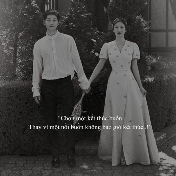ảnh kết thúc tình yêu buồn đen trắng