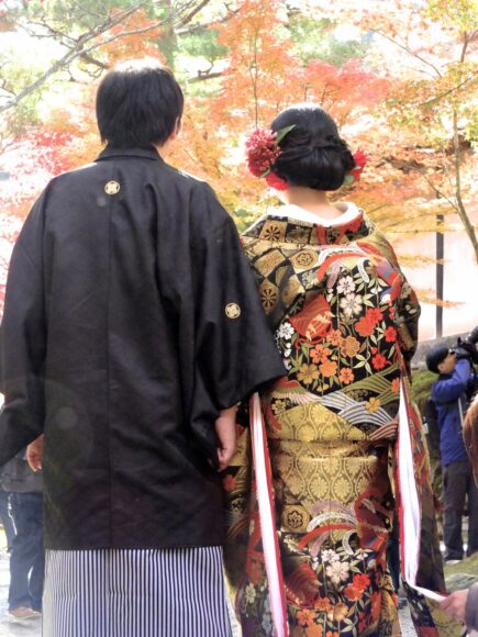 ảnh kimono bóng lưng