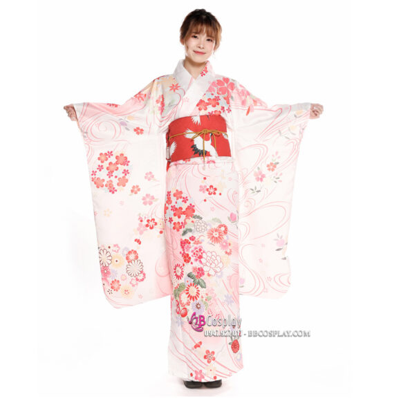 ảnh kimono hoa anh đào