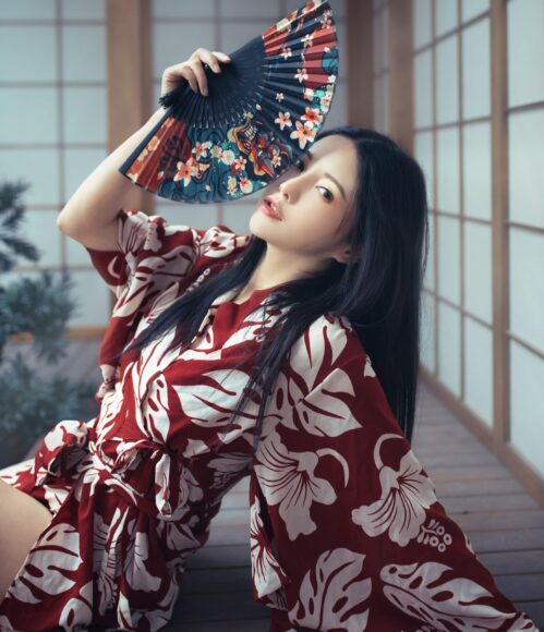 ảnh kimono quyến rũ